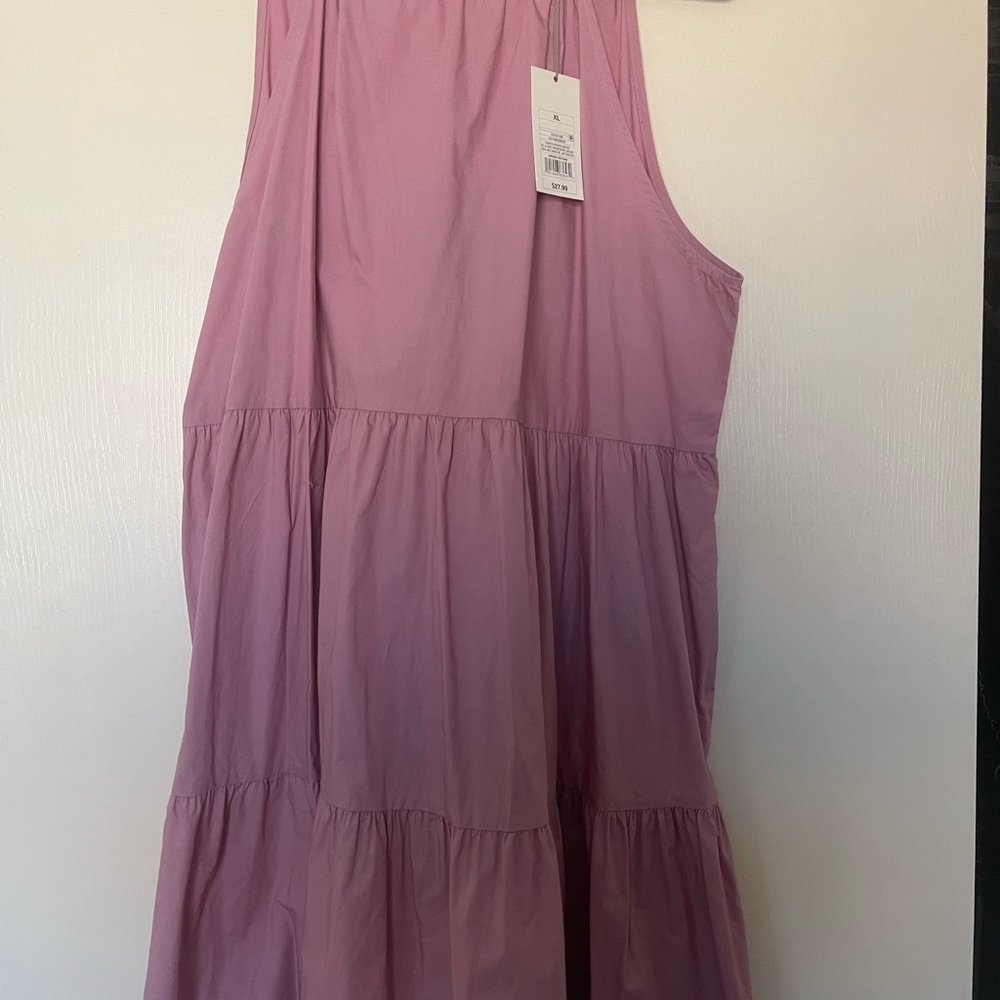 a new day Pink Midi Dress
